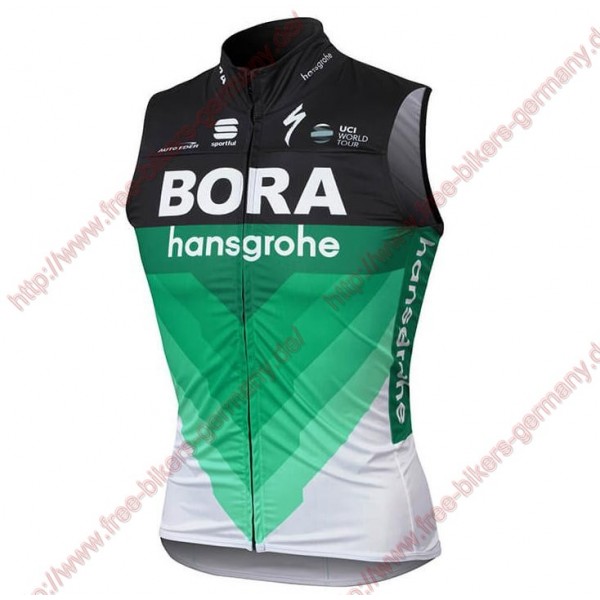 Radsport BORA-hansgrohe 2018 Windstopper ärmelloses Trikot Kurz Radsport BORA-hansgrohe 2018 Windstopper ärmelloses Trikot Kurz
