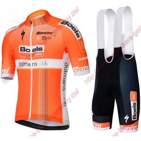 Radsport Boels Dolmans 2018 Team Radbekleidung Satz Trikot Kurzarm+Trägerhosen Set Radsport Boels Dolmans 2018 Team Radbekleidung Satz Trikot Kurzarm+Trägerhosen Set