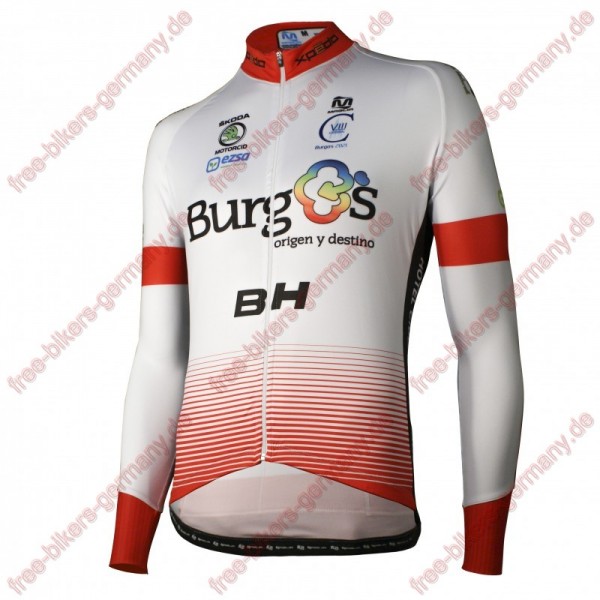 Radsport Burgos BH Pro Team 2018 Trikot Langarm Radsport Burgos BH Pro Team 2018 Trikot Langarm