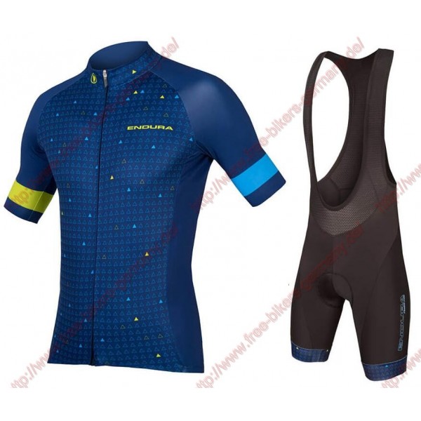 Radsport ENDURA Graphics Triangulate Radbekleidung Satz Trikot Kurzarm+Trägerhosen Set Radsport ENDURA Graphics Triangulate Radbekleidung Satz Trikot Kurzarm+Trägerhosen Set