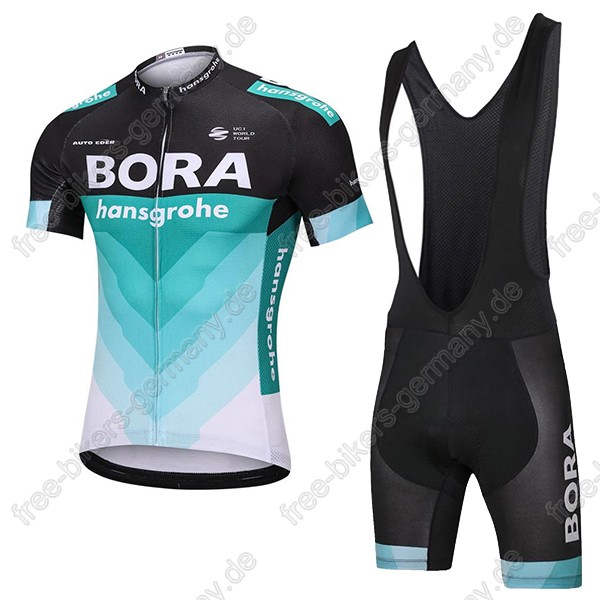 Bora Hansgrohe Radbekleidung Satz Trikot Kurzarm+Trägerhosen Set 2018 Bora Hansgrohe Radbekleidung Satz Trikot Kurzarm+Trägerhosen Set 2018