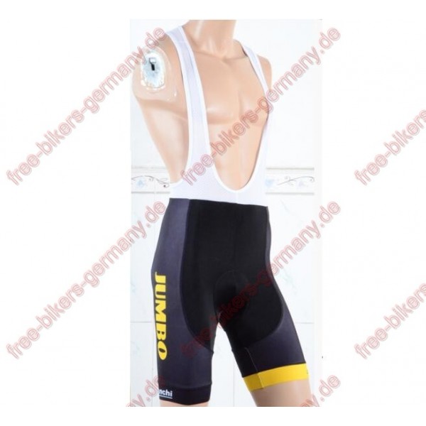 Profiteam 2018 LottoNL-Jumbo Trägerhosen Set Profiteam 2018 LottoNL-Jumbo Trägerhosen Set