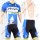 Profiteam 2018 Mitchelton Scott blau Radbekleidung Satz Trikot Kurzarm+Trägerhosen Set