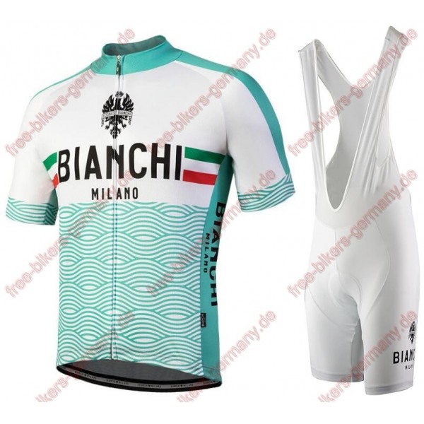 Profiteam 2018 Bianchi Milano Attone Weiß Radbekleidung Satz Trikot Kurzarm+Trägerhosen Sets 15787ZU Profiteam 2018 Bianchi Milano Attone Weiß Radbekleidung Satz Trikot Kurzarm+Trägerhosen Sets 15787ZU