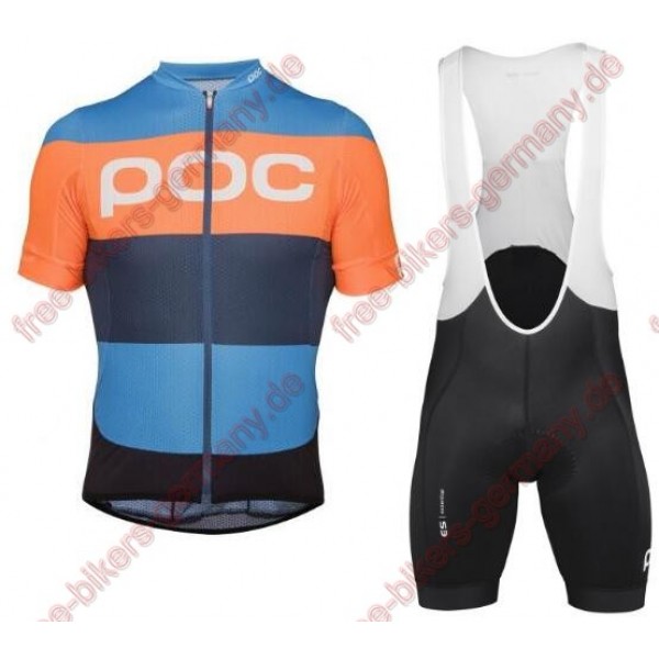 Profiteam 2018 POC Essential furfural multi Blau Radbekleidung Satz Trikot Kurzarm+Trägerhosen Sets 28422EW Profiteam 2018 POC Essential furfural multi Blau Radbekleidung Satz Trikot Kurzarm+Trägerhosen Sets 28422EW