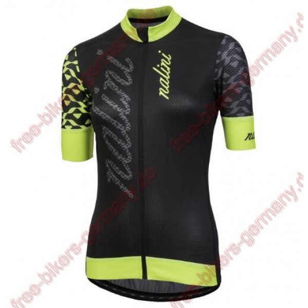 Profiteam 2018 Nalini AHS Stilosa schwarz/Gelb Damen Trikot Kurzarm 45471RT Profiteam 2018 Nalini AHS Stilosa schwarz/Gelb Damen Trikot Kurzarm 45471RT