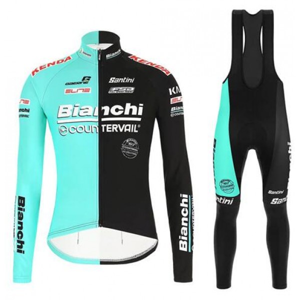 Fahrradbekleidung Radsport 2020 Bianchi Countervail Trikot Langarm+ Trägerhosen Sete Fahrradbekleidung Radsport 2020 Bianchi Countervail Trikot Langarm+ Trägerhosen Sete
