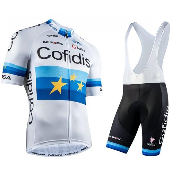 Fahrradbekleidung Radsport 2020 COFIDIS EU Champion Elia Viviani Radbekleidung Satz Trikot Kurzarm+Trägerhosen Set Outlet Fahrradbekleidung Radsport 2020 COFIDIS EU Champion Elia Viviani Radbekleidung Satz Trikot Kurzarm+Trägerhosen Set Outlet