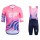 Fahrradbekleidung Radsport 2020 EF Education First Radbekleidung Satz Trikot Kurzarm+Trägerhosen Set Outlet