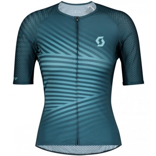 Fahrradbekleidung Radsport 2020 Damen SCOTT RC Premium Climber Trikot Kurzarm Outlet blau Fahrradbekleidung Radsport 2020 Damen SCOTT RC Premium Climber Trikot Kurzarm Outlet blau