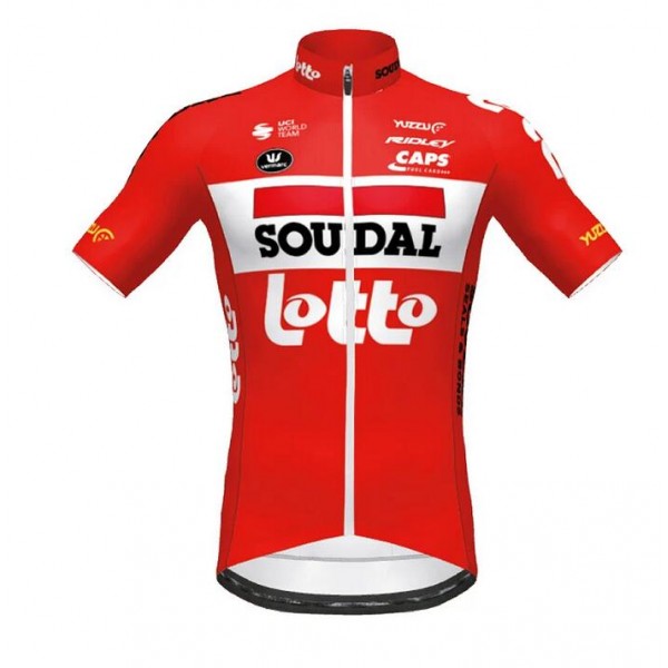 Fahrradbekleidung Radsport 2020 Lotto Soudal TdF Trikot Kurzarm Outlet rot Weiß K4C4U Fahrradbekleidung Radsport 2020 Lotto Soudal TdF Trikot Kurzarm Outlet rot Weiß K4C4U