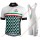 Profiteams BIANCHI MILANO Codigoro white Radbekleidung Satz Trikot Kurzarm+Trägerhosen Set Outlet