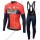 Profiteams Team Bahrain Merida 2019 Radsport Fahrradbekleidung Trikot Langarm+Lang Trägerhose