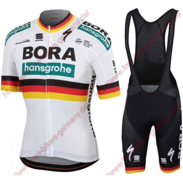 Profiteams Bora Hansgrohe 2019 German champion Radbekleidung Satz Trikot Kurzarm+Trägerhosen Set Outlet Profiteams Bora Hansgrohe 2019 German champion Radbekleidung Satz Trikot Kurzarm+Trägerhosen Set Outlet