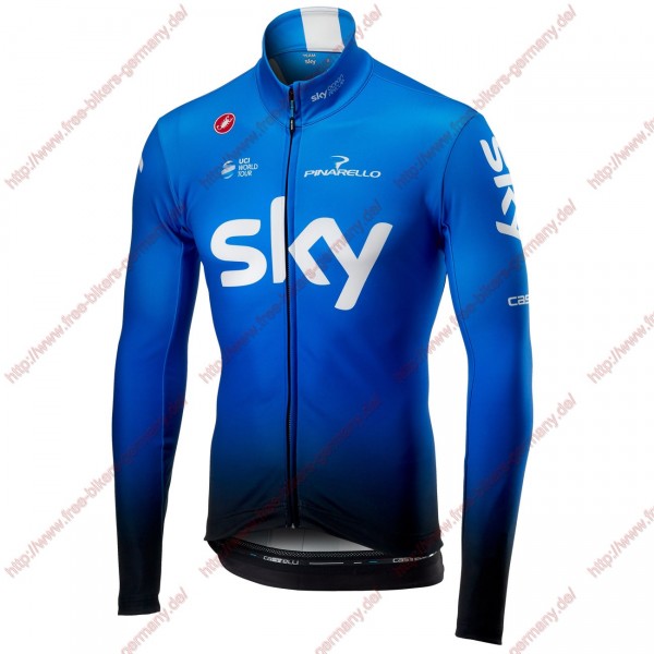 Profiteams TEAM SKY 2019 Ocean Rescue Thermal Radsport Trikot Langarm Profiteams TEAM SKY 2019 Ocean Rescue Thermal Radsport Trikot Langarm