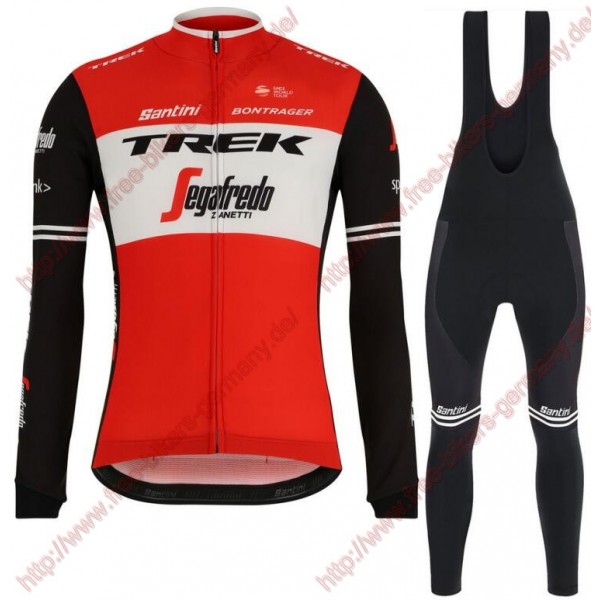 Profiteams Trek Segafredo 2019 rot Radsport Fahrradbekleidung Trikot Langarm+Lang Trägerhose Profiteams Trek Segafredo 2019 rot Radsport Fahrradbekleidung Trikot Langarm+Lang Trägerhose