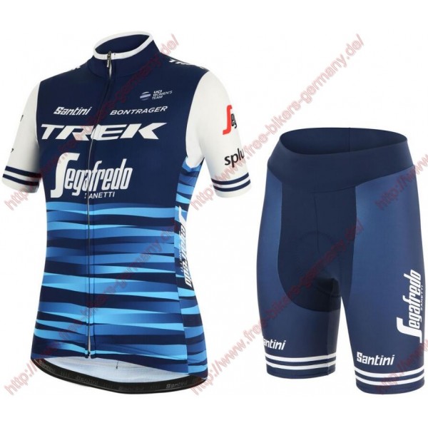 Profiteams Trek Segafredo 2019 Damen blau Fietskleding Set Trikot Kurzarm Outlet+Korte fietsbroeken Profiteams Trek Segafredo 2019 Damen blau Fietskleding Set Trikot Kurzarm Outlet+Korte fietsbroeken