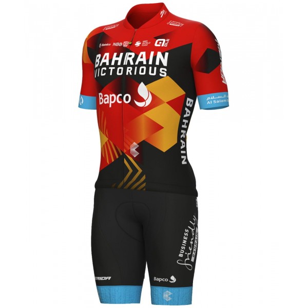 Bahrain Victorious 2023 Set(Kurzarmtrikot+Trägerhose)-ALE Bahrain Victorious 2023 Set(Kurzarmtrikot+Trägerhose)-ALE