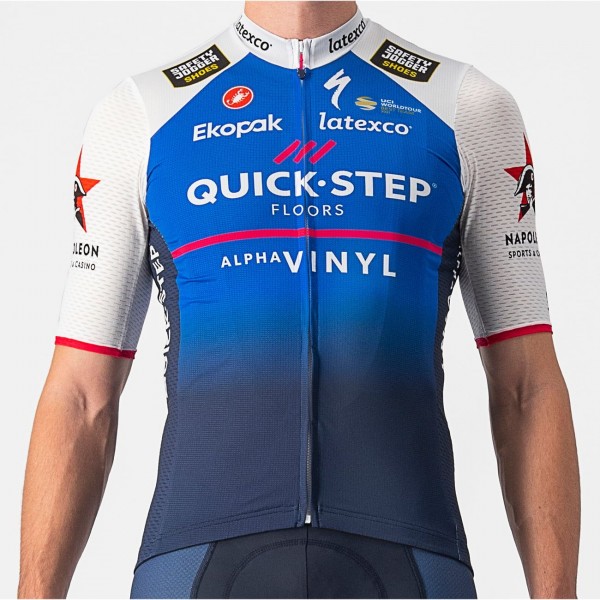 Quick Step-Alpha Vinyl 2022 Competizione Radtrikot kurzarm Quick Step-Alpha Vinyl 2022 Competizione Radtrikot kurzarm