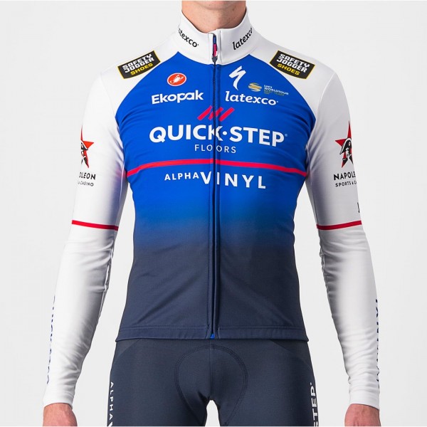 Quick Step-Alpha Vinyl 2022 Radtrikot langarm Quick Step-Alpha Vinyl 2022 Radtrikot langarm