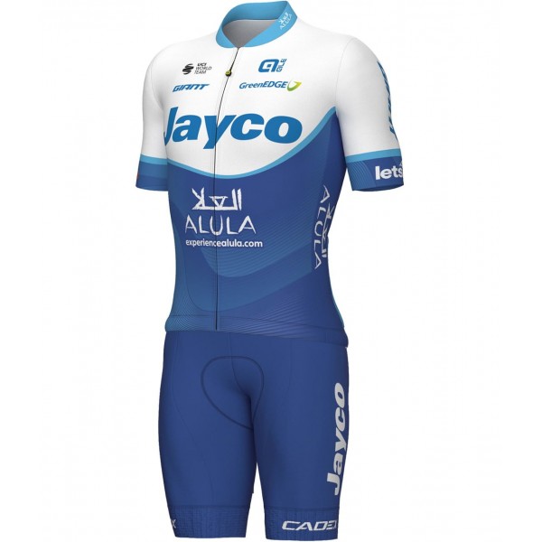 Team Jayco AlUla 2023 Set(Kurzarmtrikot+Trägerhose)-ALE Team Jayco AlUla 2023 Set(Kurzarmtrikot+Trägerhose)-ALE