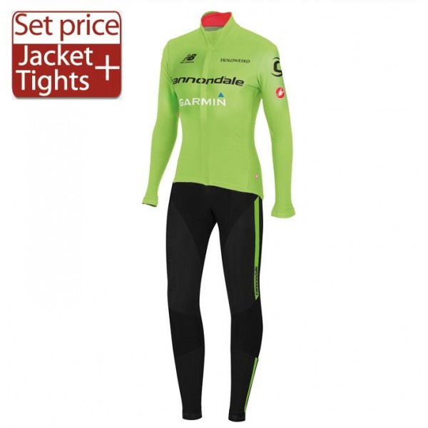 CANNONDALE-GARMIN Fahrradbekleidung Radtrikot Satz Langarm und Lange Fahrradhose UIBE744 CANNONDALE-GARMIN Fahrradbekleidung Radtrikot Satz Langarm und Lange Fahrradhose UIBE744