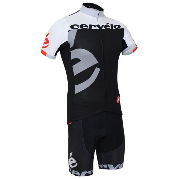 2015 Cervelo fahrradbekleidung Satz Radtrikot Kurzarm grau schwarz und Kurz Radhose BVXB373 2015 Cervelo fahrradbekleidung Satz Radtrikot Kurzarm grau schwarz und Kurz Radhose BVXB373