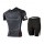2015 Cube schwarz Radbekleidung Radtrikot Kurzarm und Fahrradhosen Kurz PWMR804