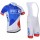 2015 FDJ Fahrradbekleidung Satz Fahrradtrikot Kurzarm Trikot und Kurz Trägerhose PPTS337