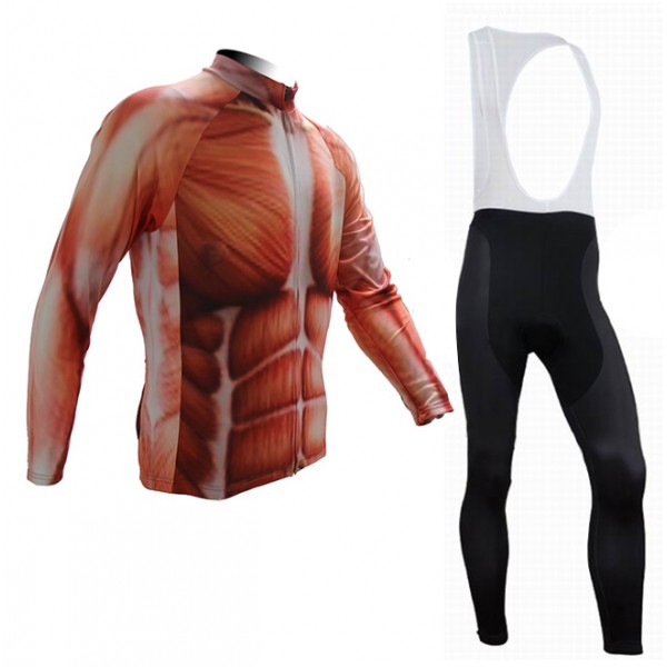 2015 Muscle Fahrradbekleidung Radtrikot Satz Langarm und Lange Trägerhose SLXI210 2015 Muscle Fahrradbekleidung Radtrikot Satz Langarm und Lange Trägerhose SLXI210