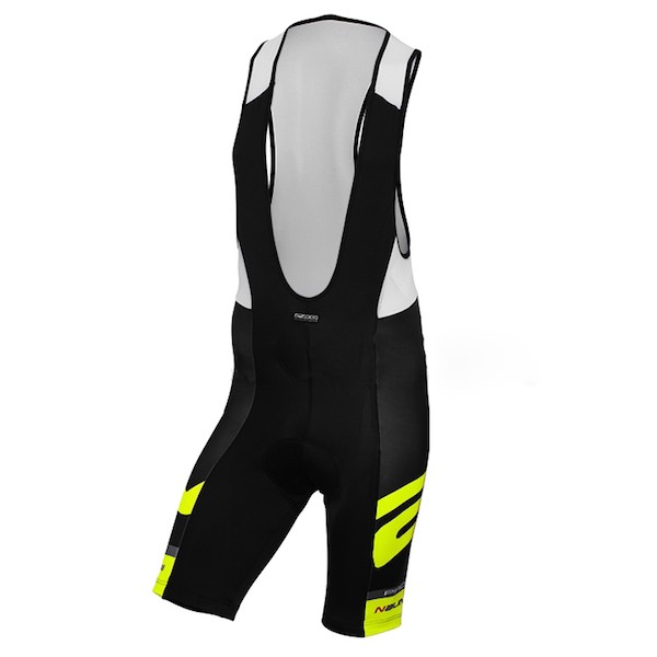 2015 Nalini Bao Weiß-Schwarz Fluo Kurz Trägerhose PYPM180 2015 Nalini Bao Weiß-Schwarz Fluo Kurz Trägerhose PYPM180