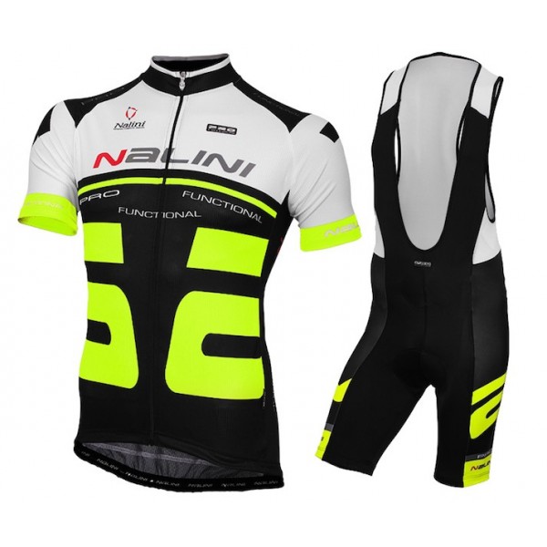 2015 Nalini Bao Weiß-Schwarz Fluo Fahrradbekleidung Satz Fahrradtrikot Kurzarm Trikot und Kurz Trägerhose YZBJ508 2015 Nalini Bao Weiß-Schwarz Fluo Fahrradbekleidung Satz Fahrradtrikot Kurzarm Trikot und Kurz Trägerhose YZBJ508