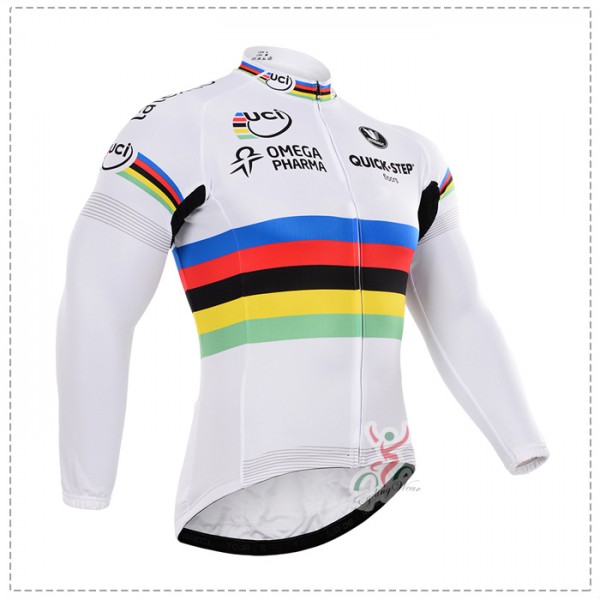 2015 Quick Step Fahrradtrikot Langarm MNAS116 2015 Quick Step Fahrradtrikot Langarm MNAS116