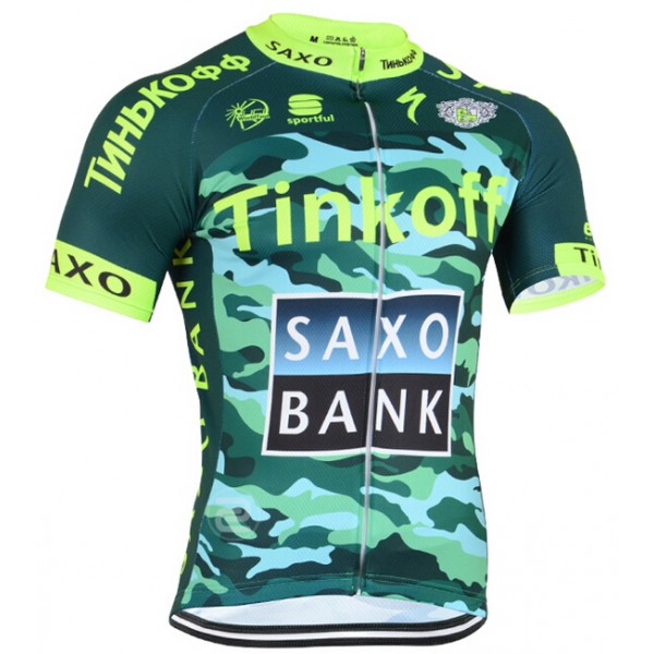 2015 Tinkoff Saxo Bank Camouflage Radtrikot Kurzarm COLK728 2015 Tinkoff Saxo Bank Camouflage Radtrikot Kurzarm COLK728