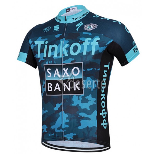 2015 Saxo Bank Tinkoff Radtrikot Kurzarm Camouflage Blau GJPR286 2015 Saxo Bank Tinkoff Radtrikot Kurzarm Camouflage Blau GJPR286