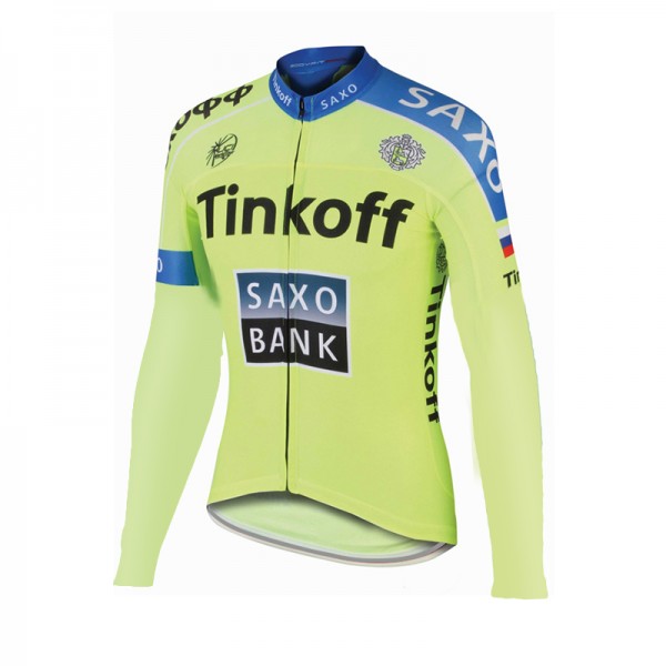 2015 Saxo bank Tionkff Fahrradtrikot Langarm LRYT786 2015 Saxo bank Tionkff Fahrradtrikot Langarm LRYT786