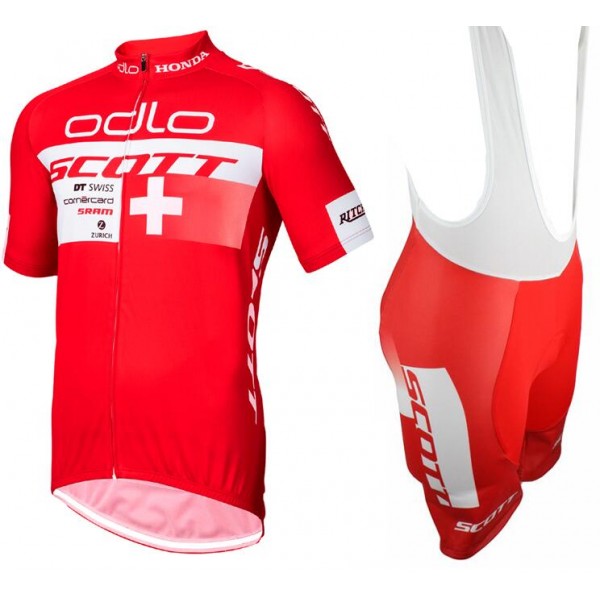 2015 Odlo Scott Swiss Rote Fahrradbekleidung Satz Fahrradtrikot Kurzarm Trikot und Kurz Trägerhose GEHS409 2015 Odlo Scott Swiss Rote Fahrradbekleidung Satz Fahrradtrikot Kurzarm Trikot und Kurz Trägerhose GEHS409