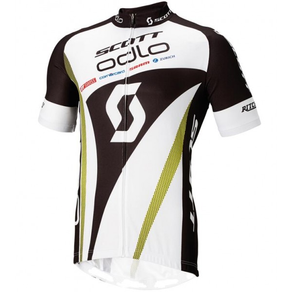 2015 Odlo Scott Swiss Radtrikot Kurzarm NPKI537 2015 Odlo Scott Swiss Radtrikot Kurzarm NPKI537