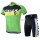 2015 Scott Radbekleidung Radtrikot Kurzarm und Fahrradhosen Kurz Grün VPBC399