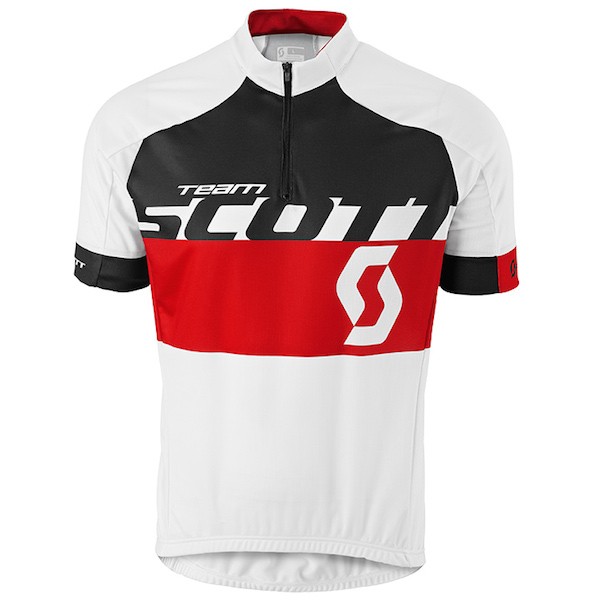 2015 Proteam Scott Schwarz-Rot Radtrikot Kurzarm YTWL536 2015 Proteam Scott Schwarz-Rot Radtrikot Kurzarm YTWL536