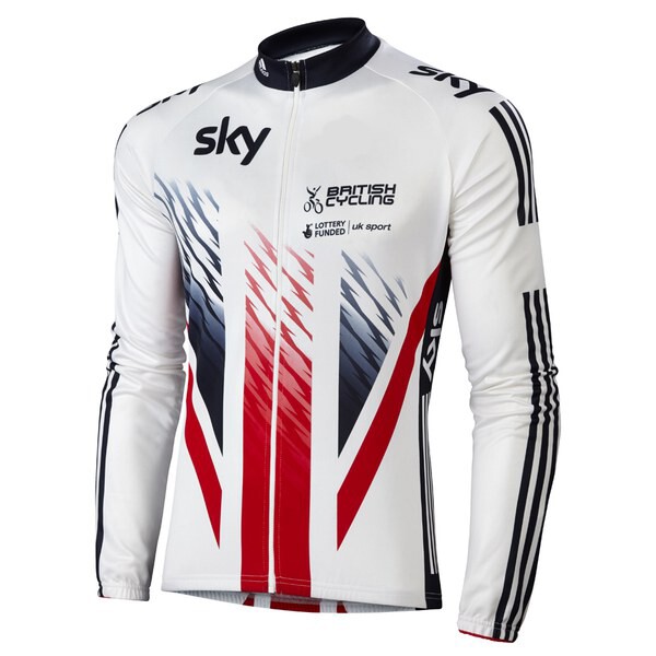 2015 sky Fahrradtrikot Langarm BHTD433 2015 sky Fahrradtrikot Langarm BHTD433