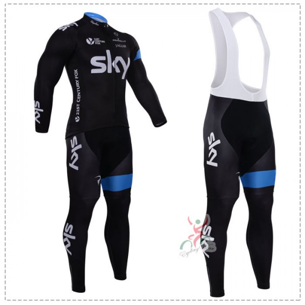 2015 SKY Fahrradbekleidung Radtrikot Satz Langarm und Lange Trägerhose KVAJ140 2015 SKY Fahrradbekleidung Radtrikot Satz Langarm und Lange Trägerhose KVAJ140