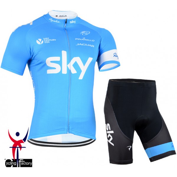 2015 Sky Maillot Cyclisme Courte Blau und Kurz Radhose SWXK771 2015 Sky Maillot Cyclisme Courte Blau und Kurz Radhose SWXK771