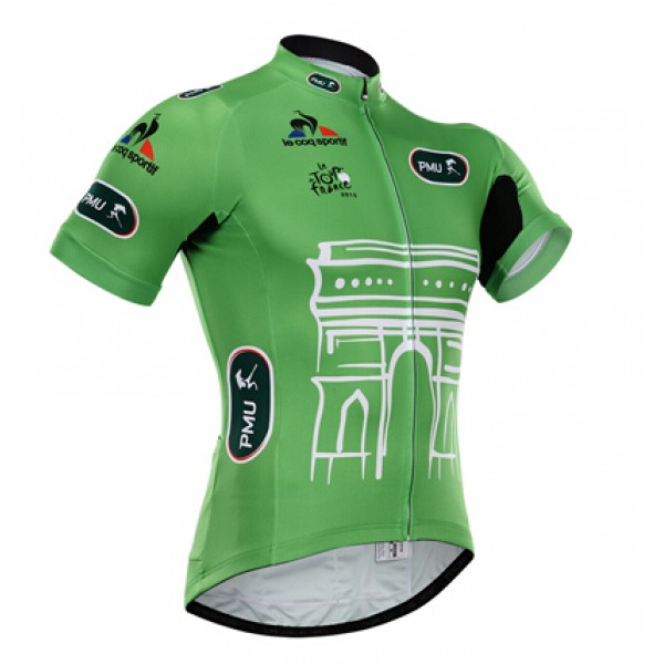 2015 Tour De France Radtrikot Kurzarm Grün QATQ763 2015 Tour De France Radtrikot Kurzarm Grün QATQ763