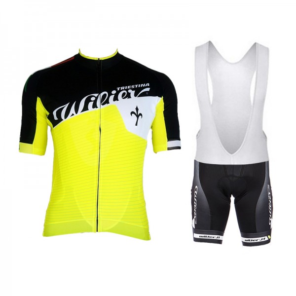 WILIER 2015 Gelb Weiß Schwarz Fahrradbekleidung Satz Fahrradtrikot Kurzarm Trikot und Kurz Trägerhose CESA174 WILIER 2015 Gelb Weiß Schwarz Fahrradbekleidung Satz Fahrradtrikot Kurzarm Trikot und Kurz Trägerhose CESA174