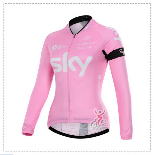 2015 Sky Damen Fahrradtrikot Langarm TSYF399 2015 Sky Damen Fahrradtrikot Langarm TSYF399