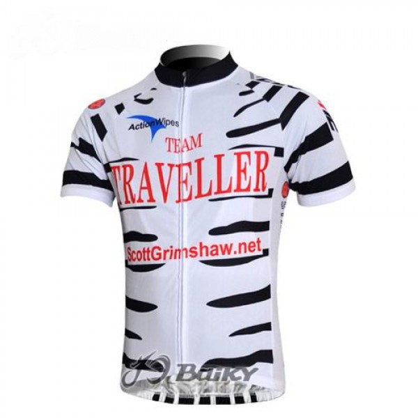 Team Traveller Kinetic Koffee Radtrikot Kurzarm Weiß Schwarz FTPX820 Team Traveller Kinetic Koffee Radtrikot Kurzarm Weiß Schwarz FTPX820