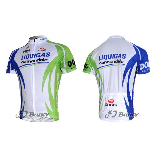 Liquigas Cannondale Pro Team Radtrikot Kurzarm Grün Weiß HJJN947 Liquigas Cannondale Pro Team Radtrikot Kurzarm Grün Weiß HJJN947