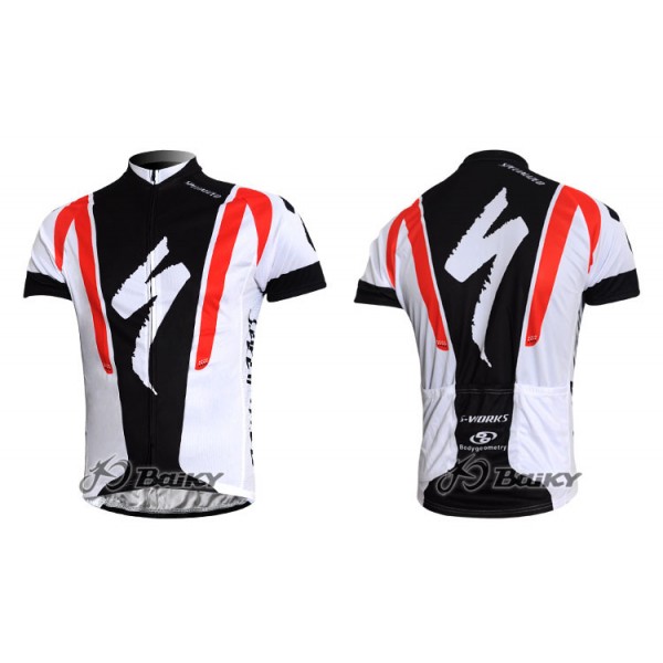 Specialized Pro Team S-Works Radtrikot Kurzarm Weiß Schwarz Rot KZFX767 Specialized Pro Team S-Works Radtrikot Kurzarm Weiß Schwarz Rot KZFX767