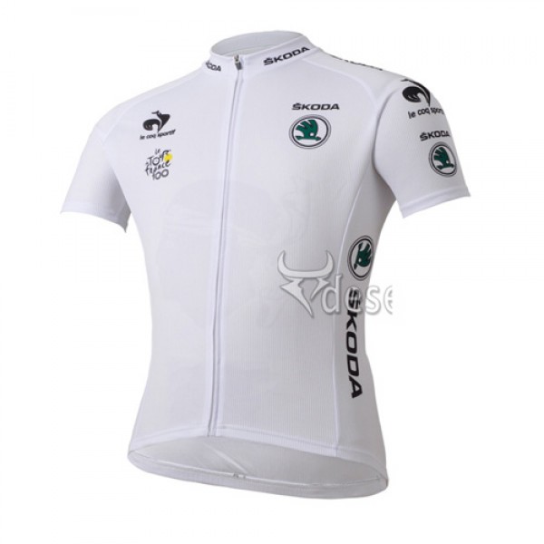 Tour de France le coq sportif Weißen Trikots Radtrikot Kurzarm RWSJ855 Tour de France le coq sportif Weißen Trikots Radtrikot Kurzarm RWSJ855